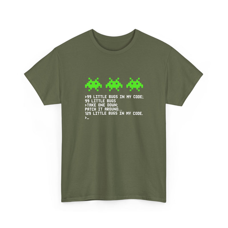99 Little Bugs In My Code - Nerd Shirt - IT Shirt - Regular Unisex Crewneck T-Shirt