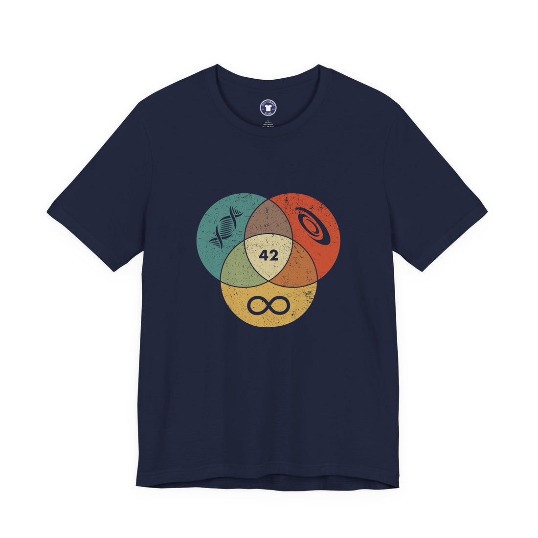 42 Answer To Life The Universe And Everything - Color Version - Premium Unisex Crewneck T-Shirt