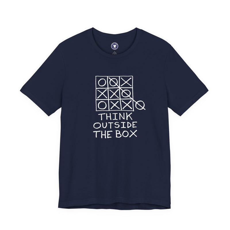 Think Outside The Box - Premium Unisex Crewneck T-Shirt