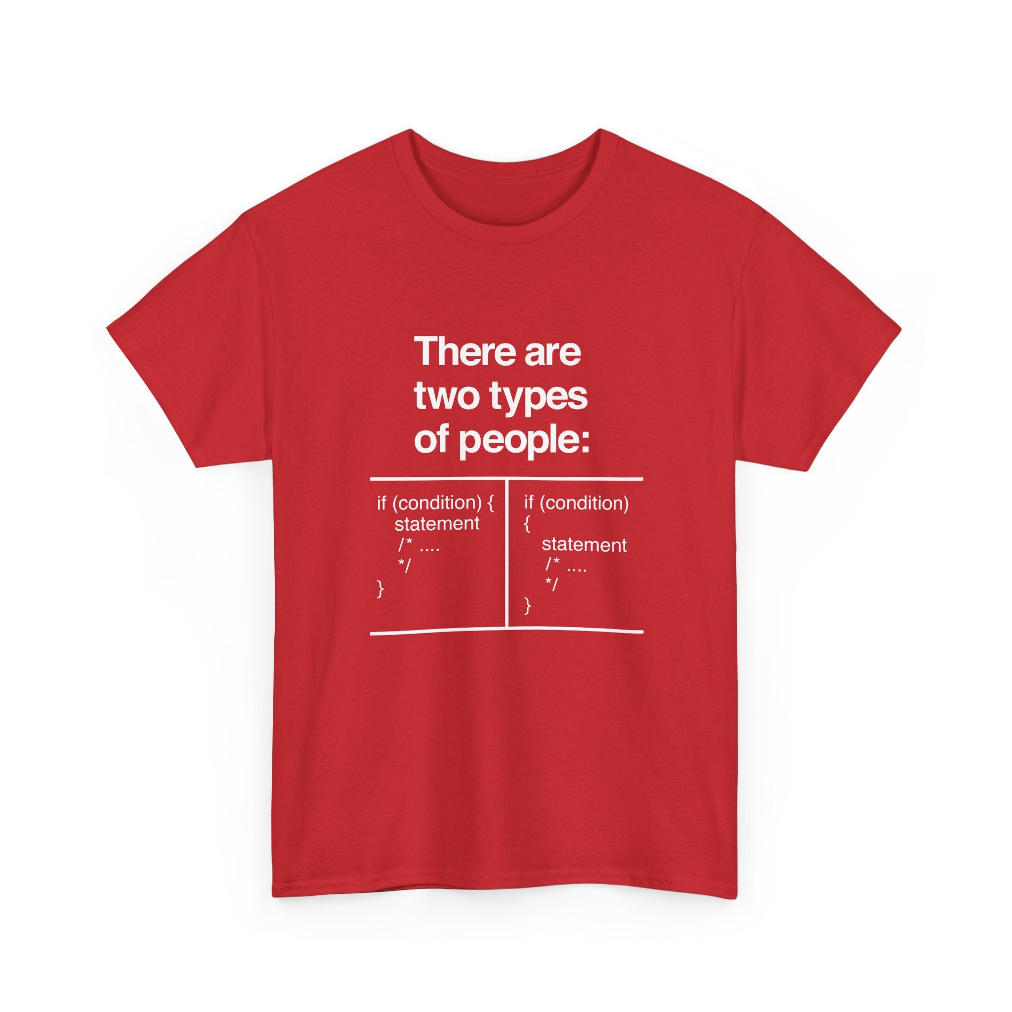 There Are Two Types Of People - Code Shirt -  Unisex Crewneck T-Shirt