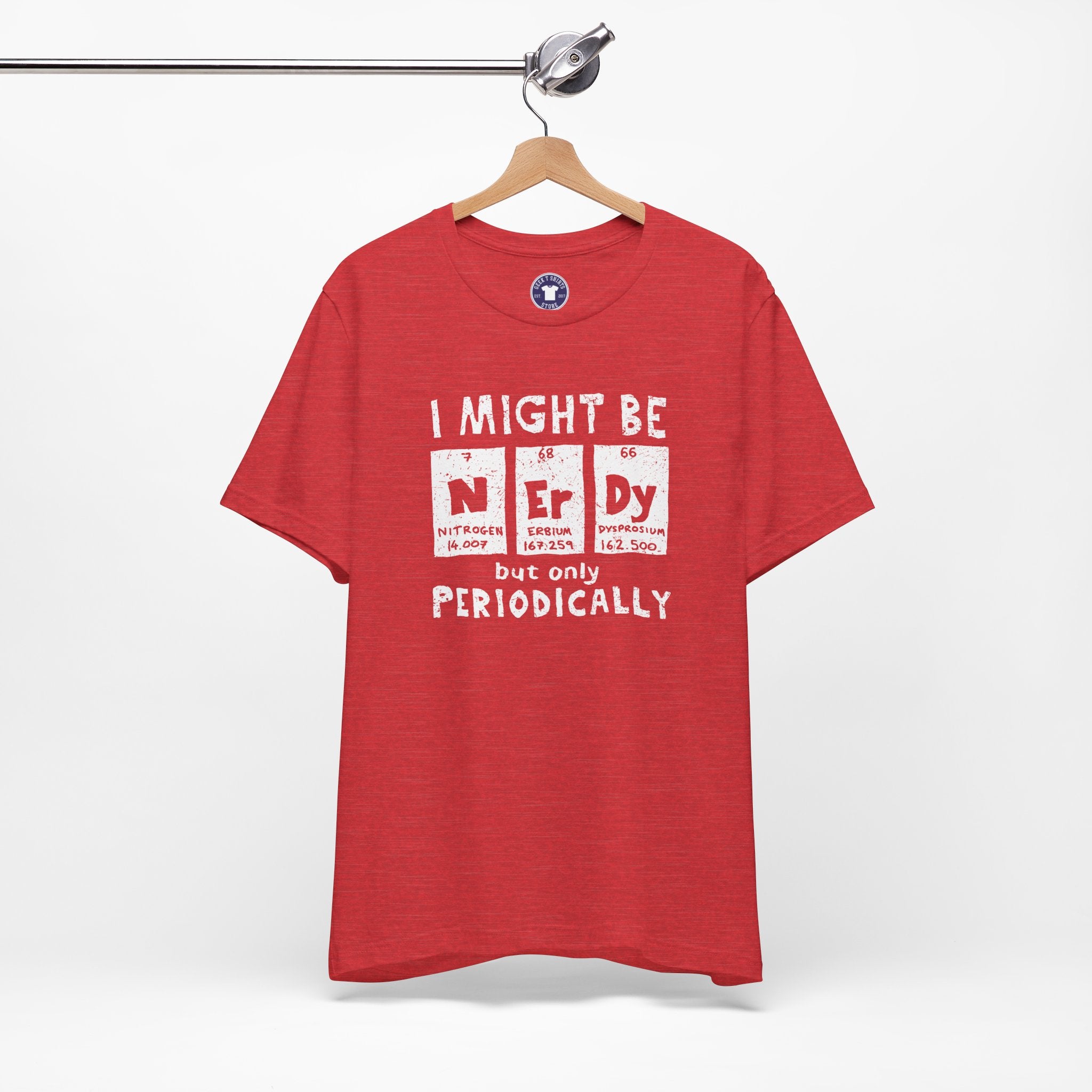 I Might Be Nerdy Periodically - Premium Unisex Crewneck T-Shirt
