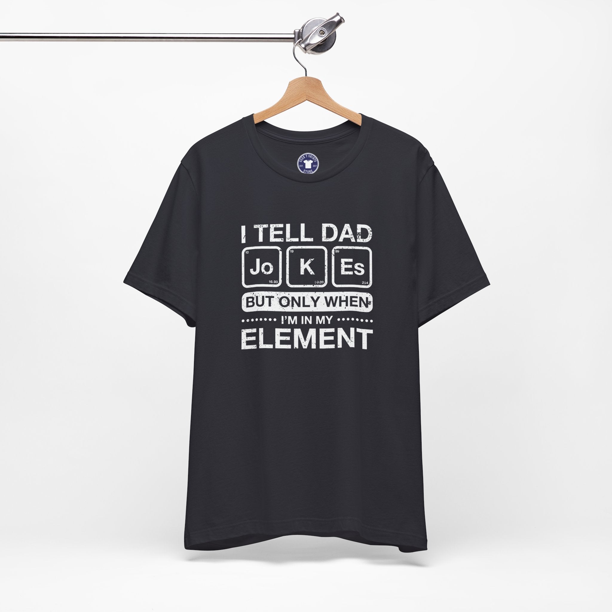 I Tell Dad Jokes - But Only When I'm In My Element - Premium Unisex Crewneck T-Shirt