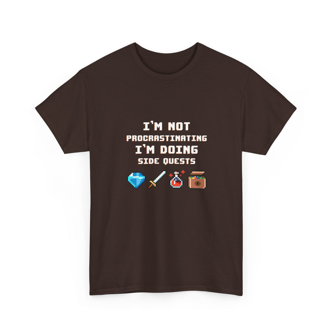 I'm Not Procrastinating I'm Doing Side Quests - Regular Unisex Crewneck T-Shirt