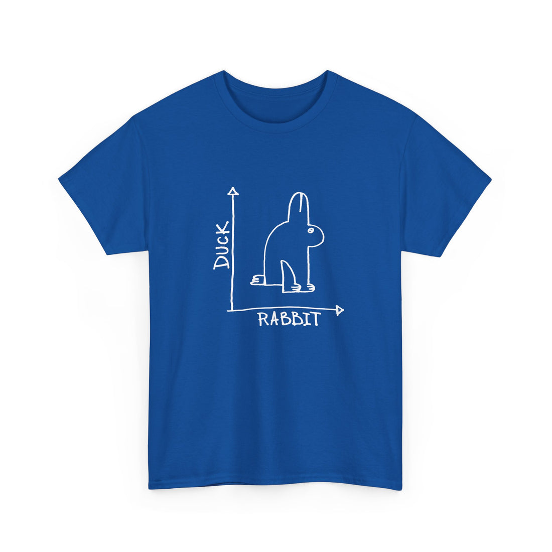 Rabbit-Duck Paradox - Regular Unisex Crewneck T-Shirt