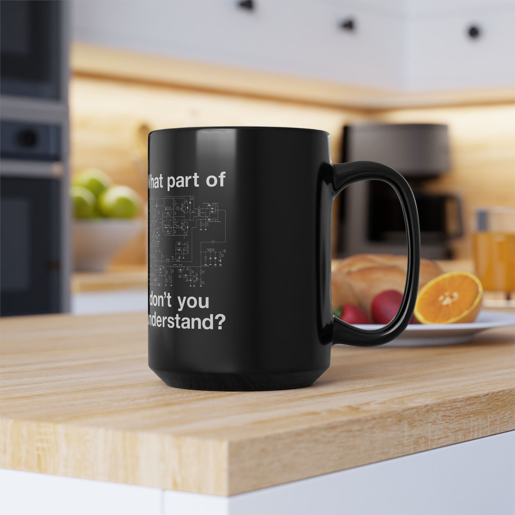Electrical Engineer Joke - Black Glossy Mug