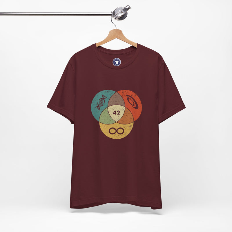 42 Answer To Life The Universe And Everything - Color Version - Premium Unisex Crewneck T-Shirt