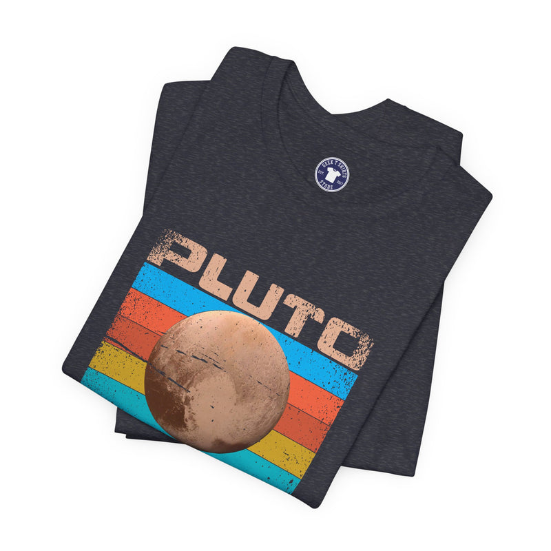 Pluto Never Forget - Geek Shirt - Funny Science Shirt - Premium Unisex Crewneck T-Shirt