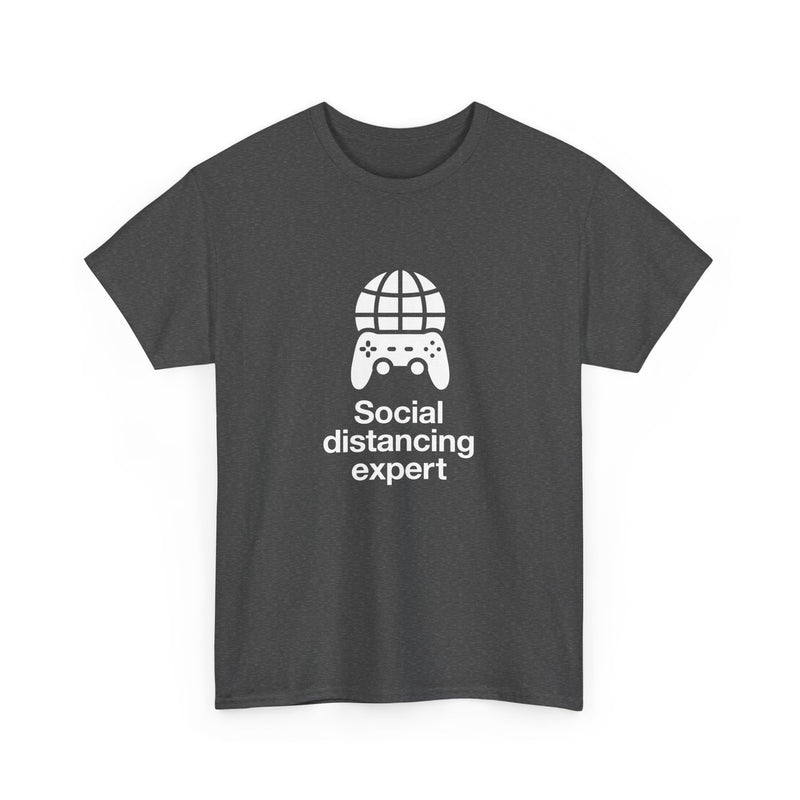 Social Distancing Expert - Regular Unisex Crewneck T-Shirt