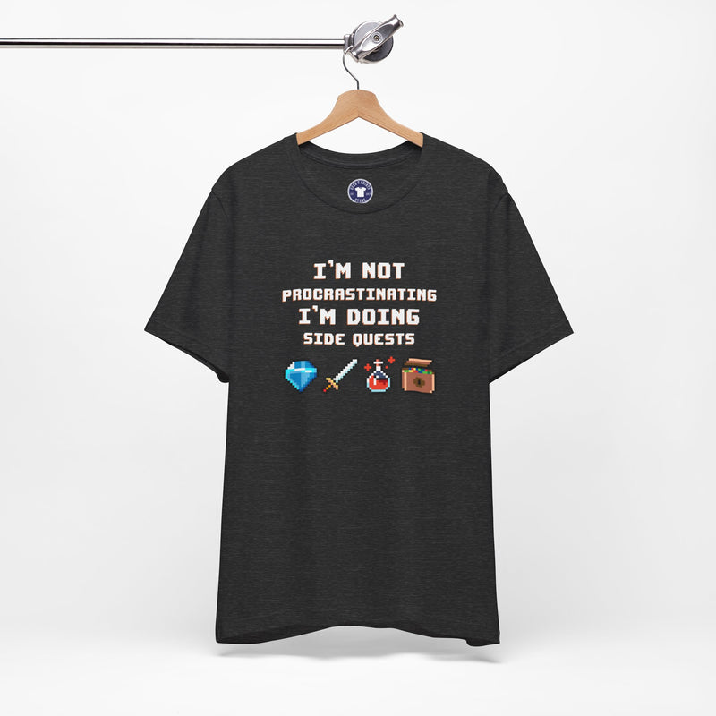 I'm Not Procrastinating I'm Doing Side Quests - Premium Unisex Crewneck T-Shirt