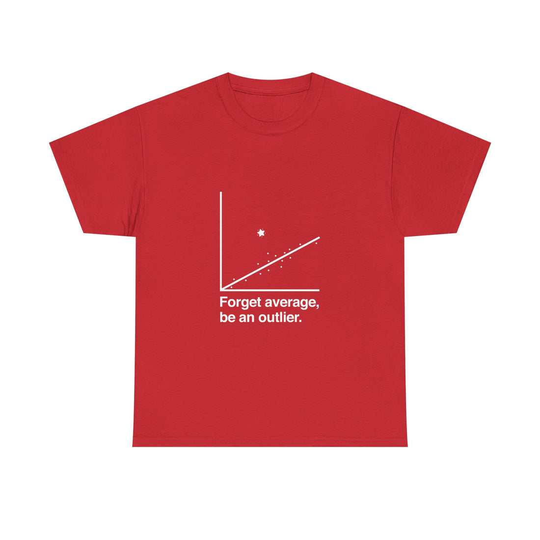 Outlier Scatter Plot T-Shirt, Geek T-Shirt, Nerd Shirt, Math Humor Shirt, Science Tee, Data Science Gift, Statistician Present, STEM Apparel