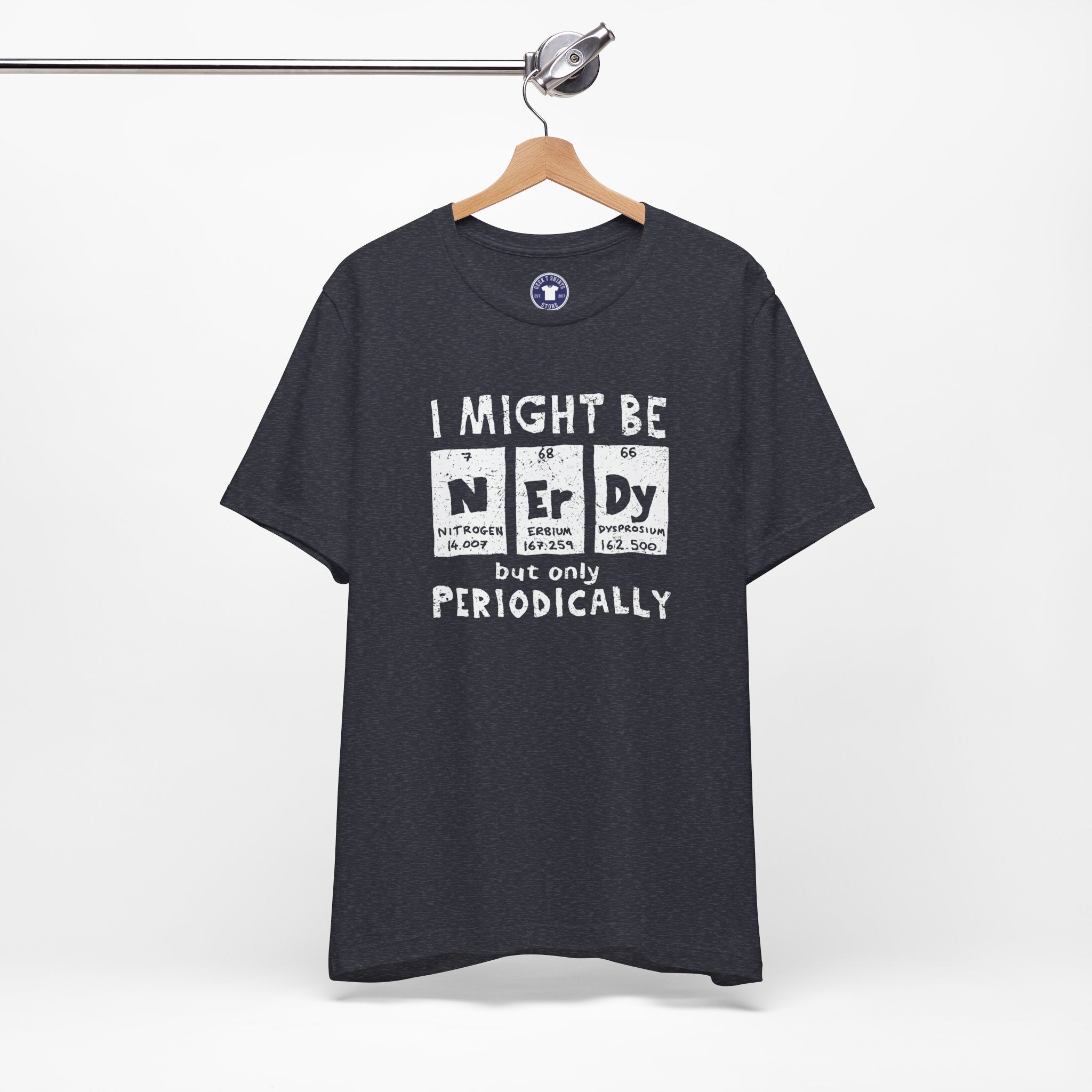I Might Be Nerdy Periodically - Premium Unisex Crewneck T-Shirt
