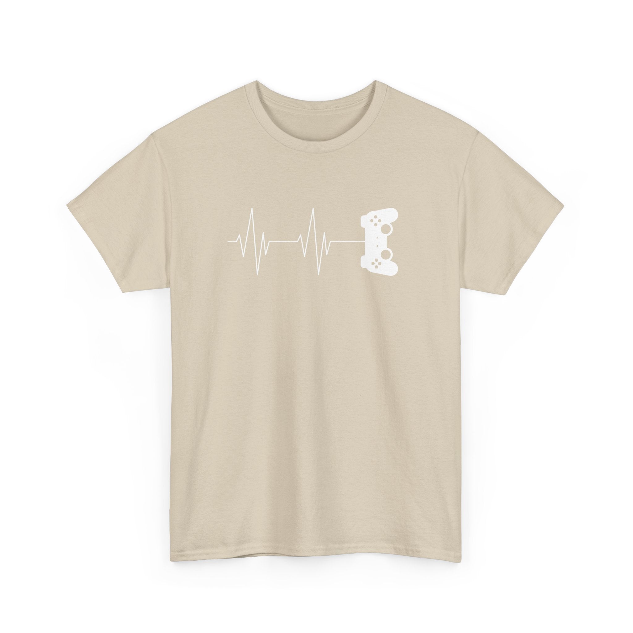 Gamer Heartbeat - Video Gaming Addict Shirt -  Unisex Crewneck T-Shirt