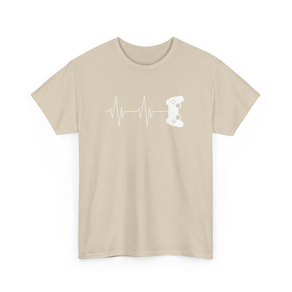 Gamer Heartbeat - Video Gaming Addict Shirt - Regular Unisex Crewneck T-Shirt