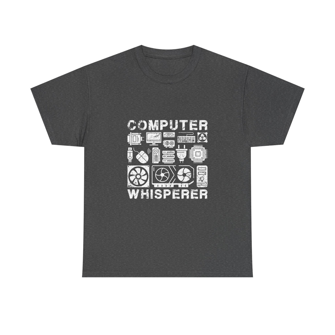 Computer Whisperer T-Shirt, Geek T-Shirt, Nerd Shirt, Tech Lover Tee, Programmer Gift, Retro Computer Parts Art, Electronics Enthusiast Top