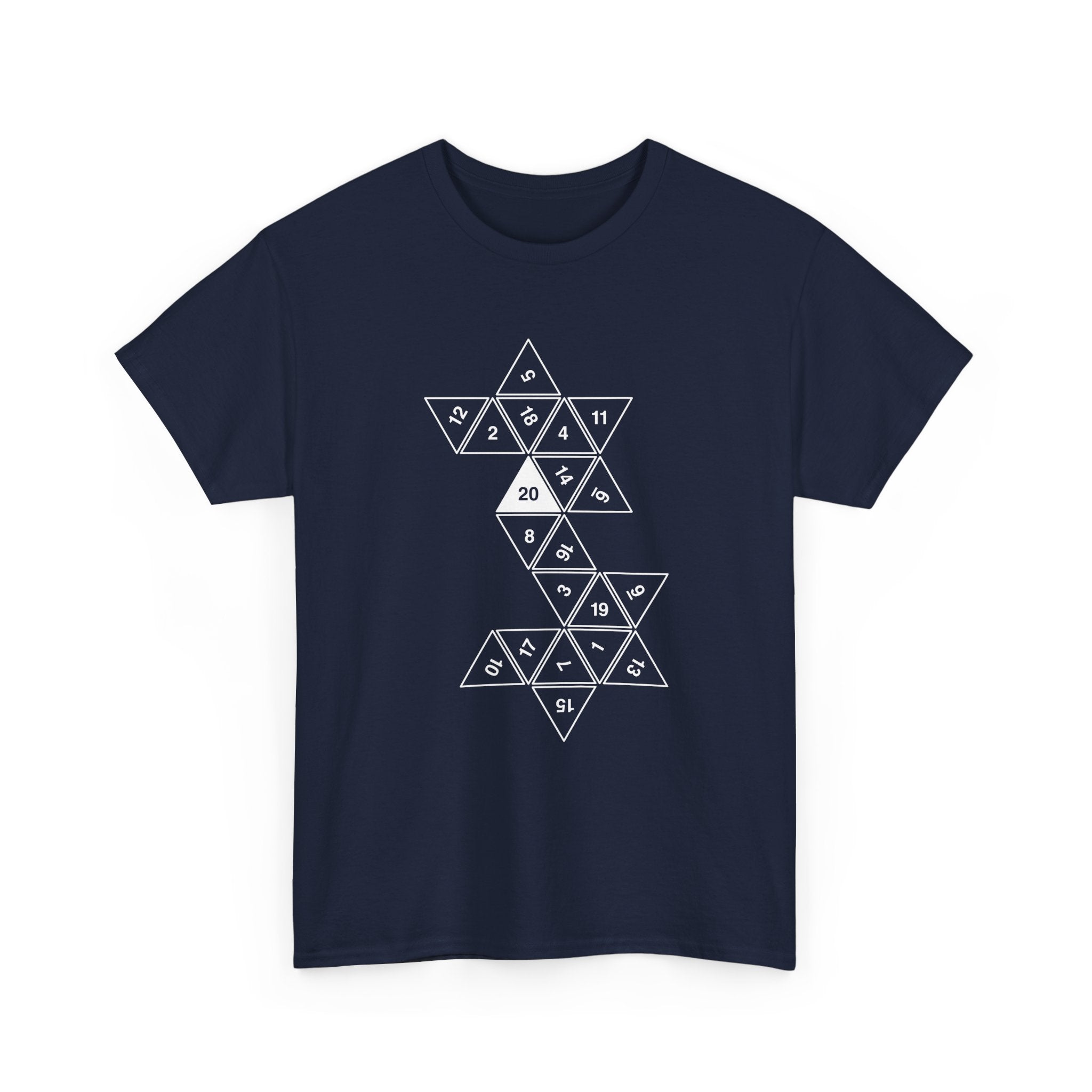 20 Sided Roll Playing Die -  Unisex Crewneck T-Shirt