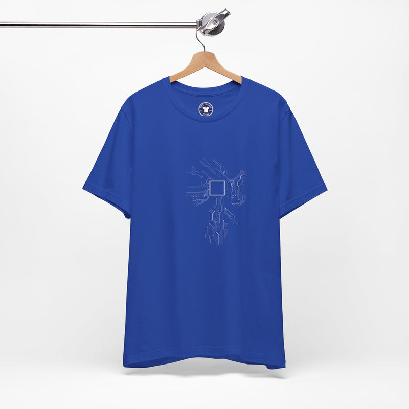 Cpu Heart Chipset Board - Geek Coding T-Shirt - Premium Unisex Crewneck T-Shirt