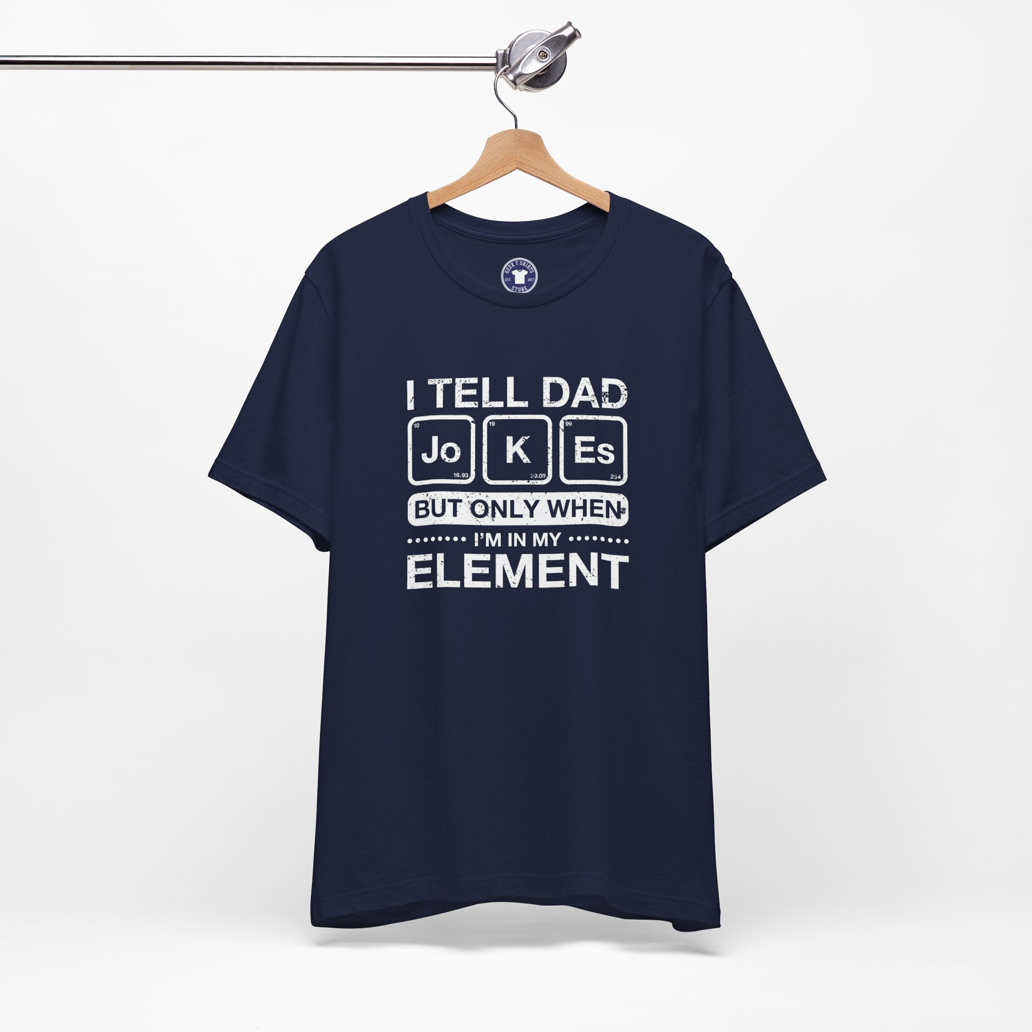 I Tell Dad Jokes - But Only When I'm In My Element - Premium Unisex Crewneck T-Shirt