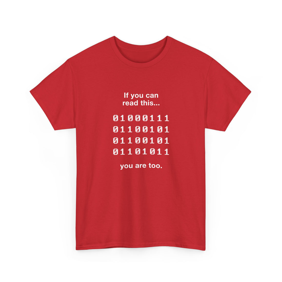 Geek T-Shirt, Nerd Shirt, Binary Code Tee, Programmer Gift, Coding Humor Shirt, Tech Enthusiast Apparel, Funny Computer Tee