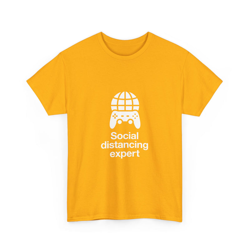 Social Distancing Expert T-Shirt, Gamer Tee, Video Game Controller Shirt, Geek T-Shirt, Nerd Shirt, Social Gamer Gift, Online Gaming Apparel