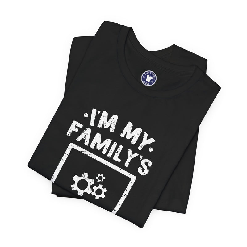 I'm My Family's Unpaid Tech Support - Premium Unisex Crewneck T-Shirt