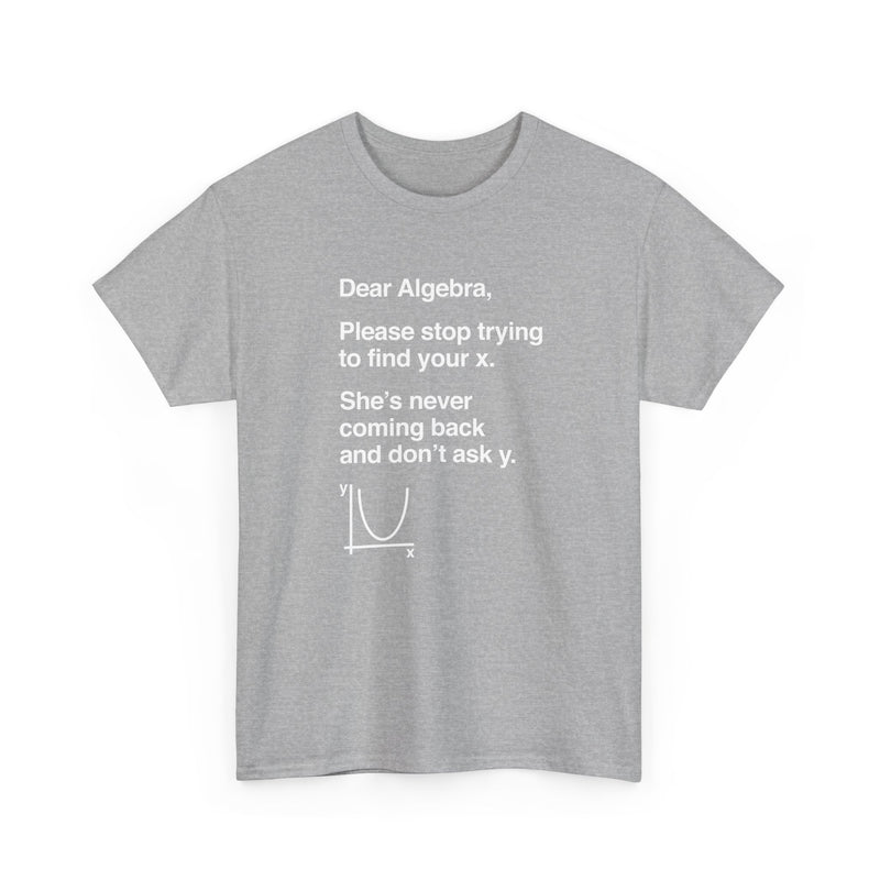 Dear Algebra - Math Teacher - Regular Unisex Crewneck T-Shirt