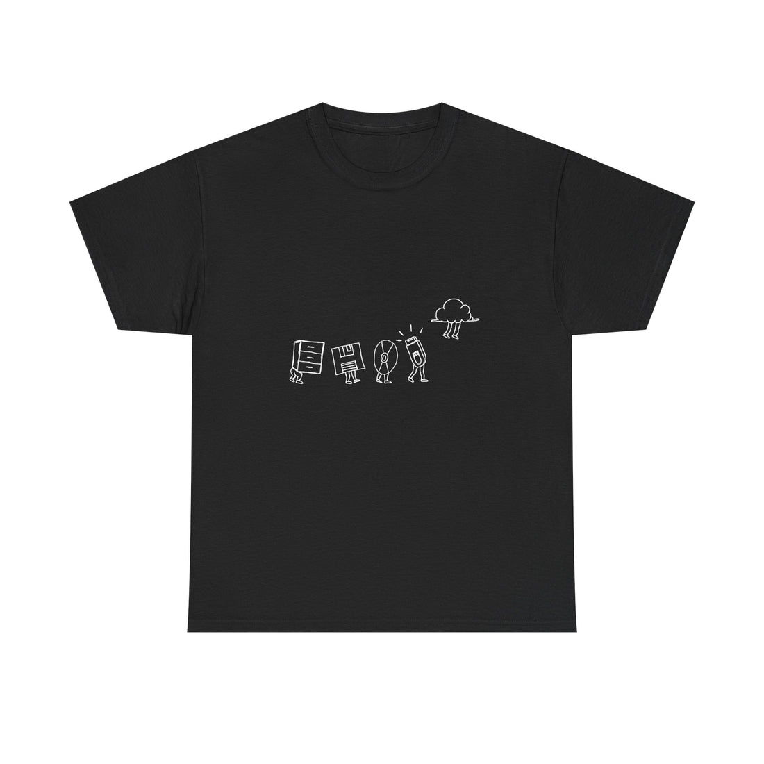 Retro Tech Evolution T-Shirt, Geek T-Shirt, Nerd Shirt, Vintage Computer Art Tee, Tech History Gift, Fun Science Shirt, Digital Age Top