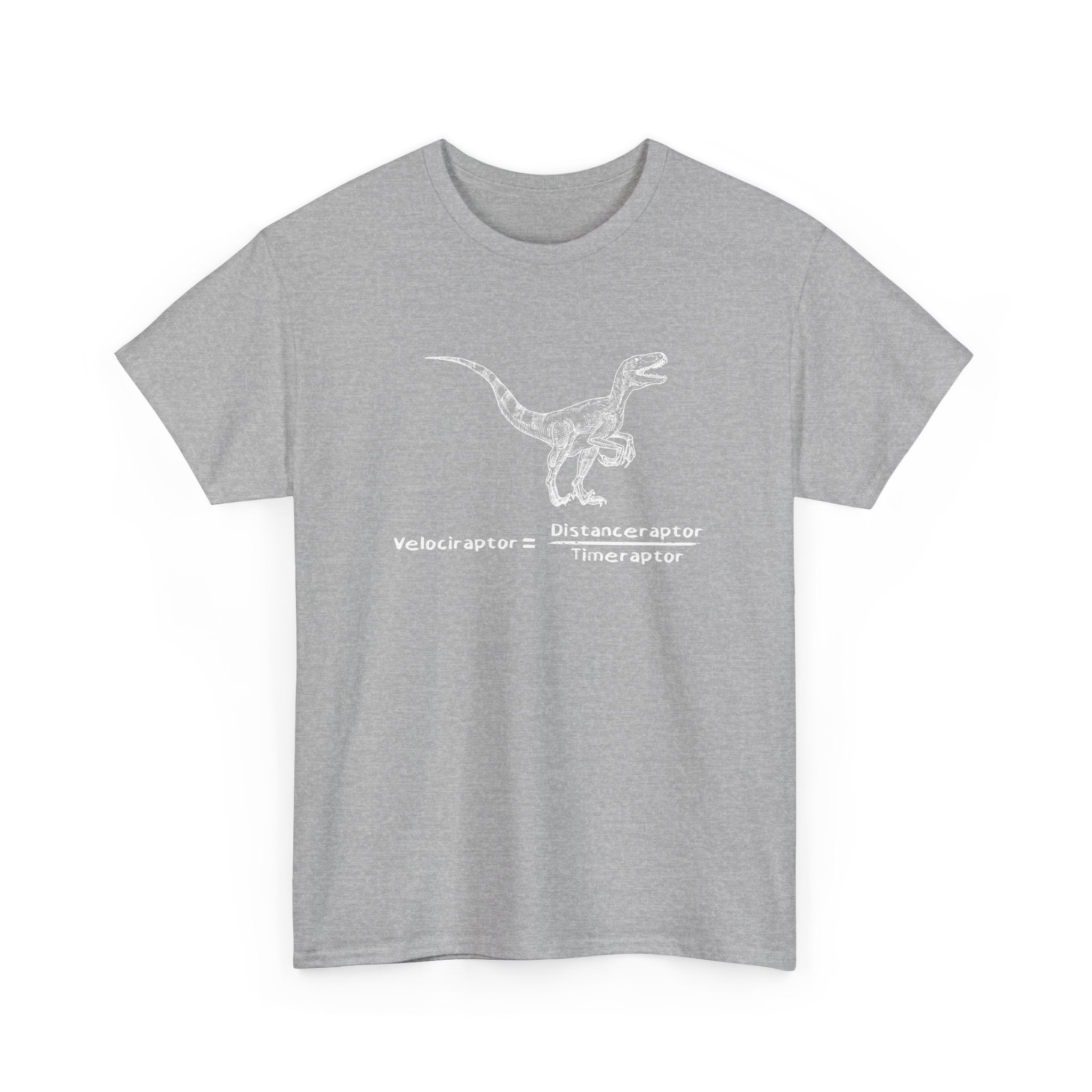 Raptor Speed Equation - Science Physics Geek - Regular Unisex Crewneck T-Shirt