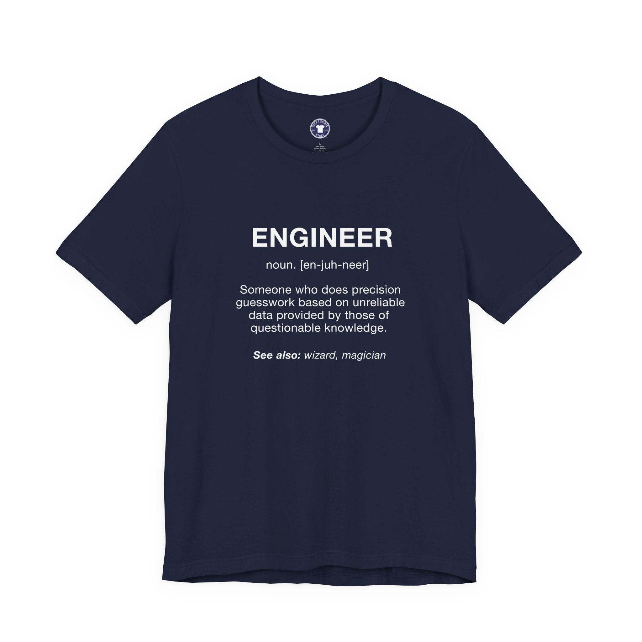 Engineer Noun - Engineering Shirt - Premium Unisex Crewneck T-Shirt