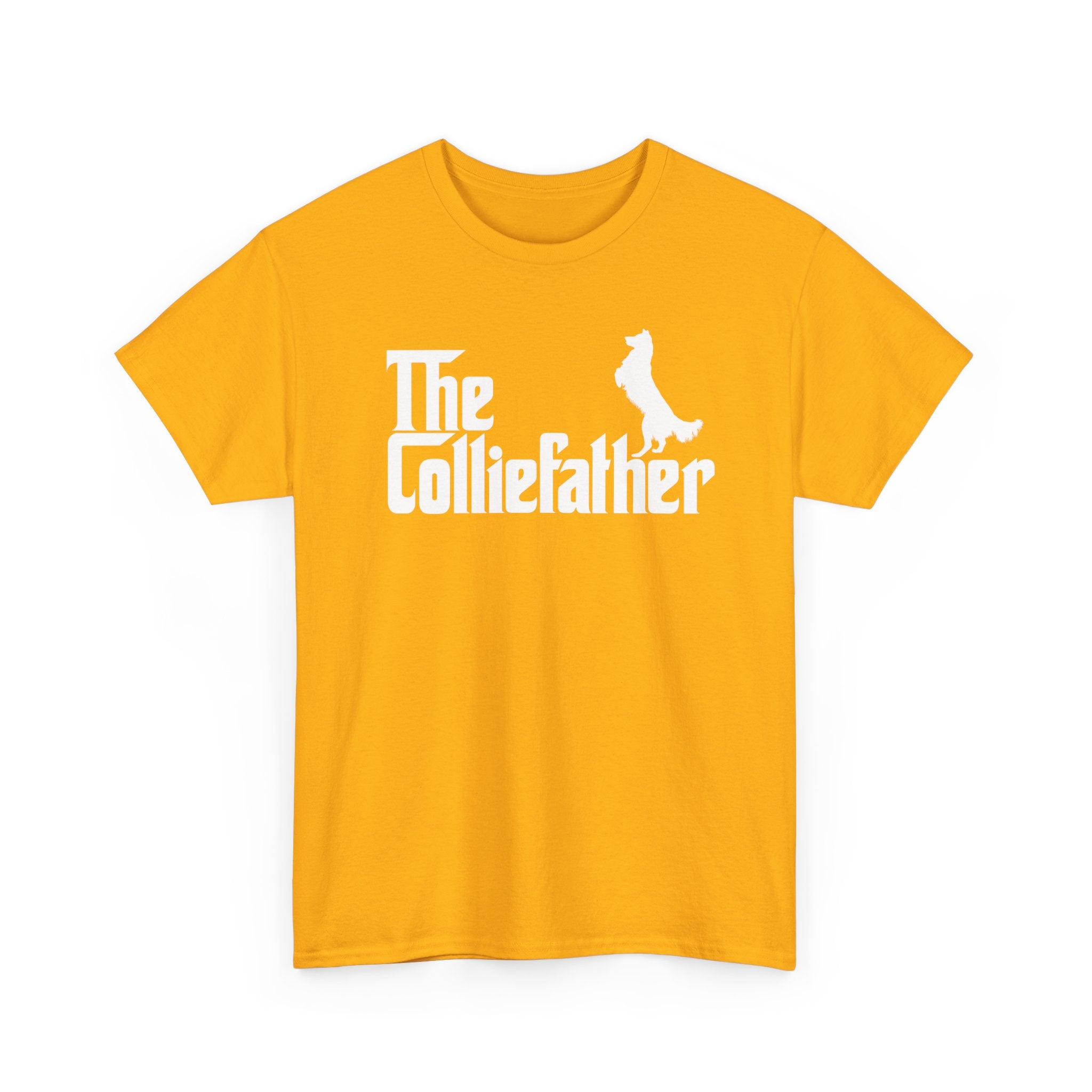 Funny Border Collie Shirt The Colliefather Border Collie Dad Gift - Unisex Regular Crewneck T-Shirt