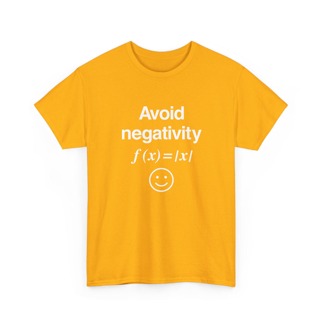 Avoid Negativity - Regular Unisex Crewneck T-Shirt