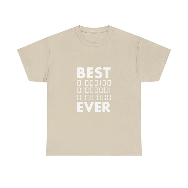 Geek T-Shirt Best Ever Binary Code Shirt, Nerd Shirt, Coding Gift, Programmer Tee, Tech Humor Apparel, Computer Science Top, Fun Geek Wear
