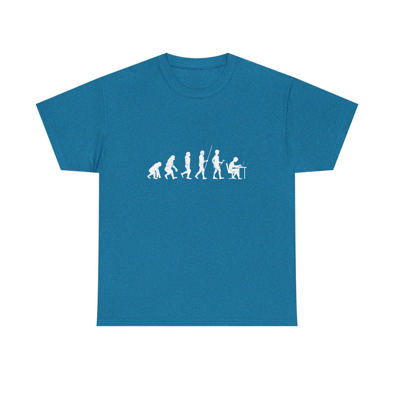 Evolution of Man T-Shirt, Humorous Science Tee, Geek T-Shirt, Nerd Shirt, Funny Evolution Graphic, Casual Wear Gift, Unique Art Apparel