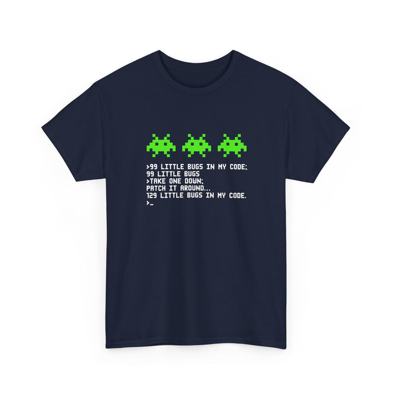 99 Little Bugs In My Code - Nerd Shirt - IT Shirt - Regular Unisex Crewneck T-Shirt