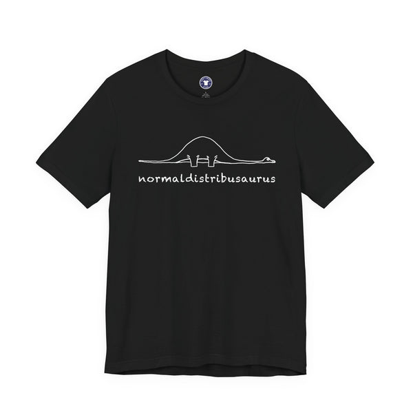 Math Statistics - Normaldistribusaurus - Premium Unisex Crewneck T-Shirt