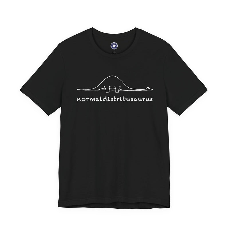 Math Statistics - Normaldistribusaurus - Premium Unisex Crewneck T-Shirt
