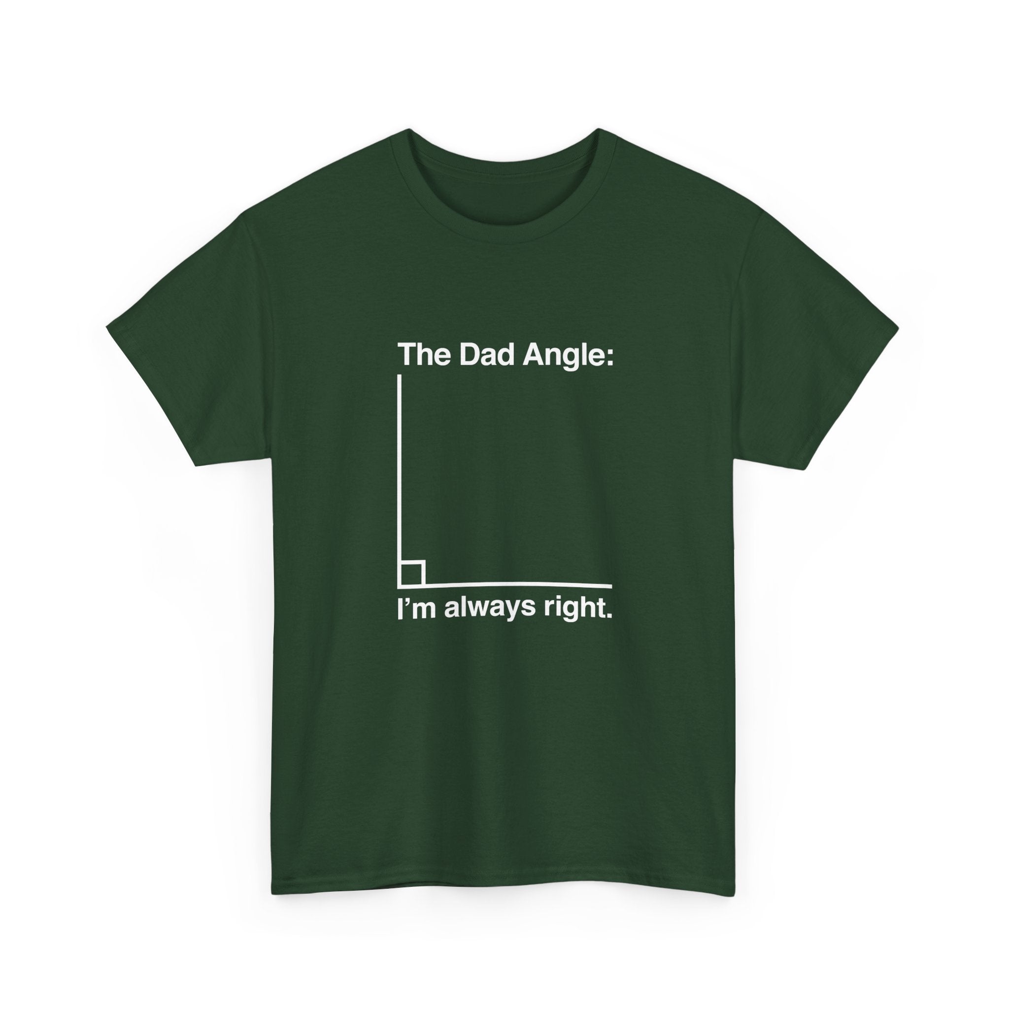 The Dad Angle Math Shirt - Geeky Father's Day Shirt - Regular Unisex Crewneck T-Shirt