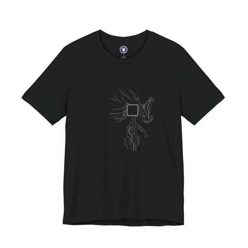 Cpu Heart Chipset Board - Geek Coding T-Shirt - Premium Unisex Crewneck T-Shirt