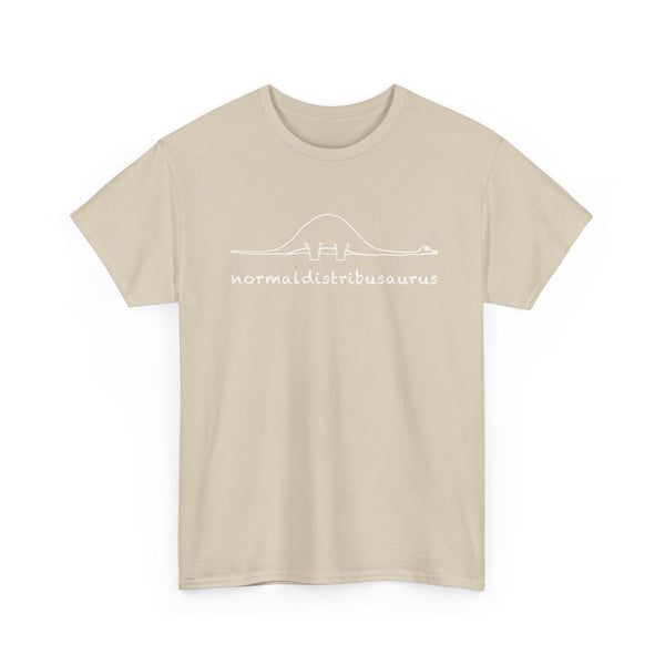 Math Statistics Normal Distribution Dinosaur - Normaldistribusaurus - Regular Unisex Crewneck T-Shirt