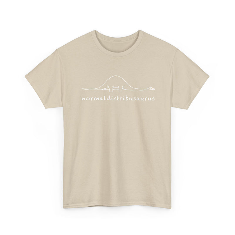 Math Statistics Normal Distribution Dinosaur - Normaldistribusaurus - Regular Unisex Crewneck T-Shirt