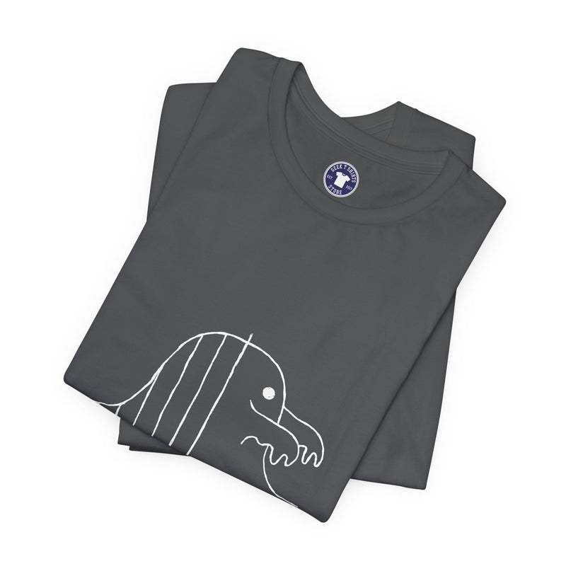 Math Statistics Paranormal Distribution Ghost - Premium Unisex Crewneck T-Shirt