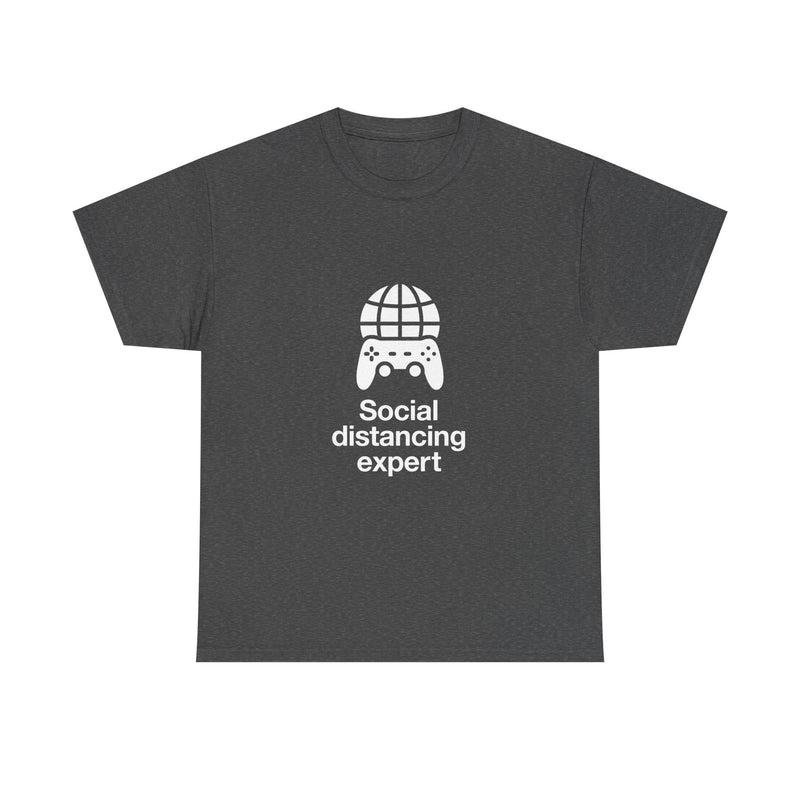 Social Distancing Expert T-Shirt, Gamer Tee, Video Game Controller Shirt, Geek T-Shirt, Nerd Shirt, Social Gamer Gift, Online Gaming Apparel