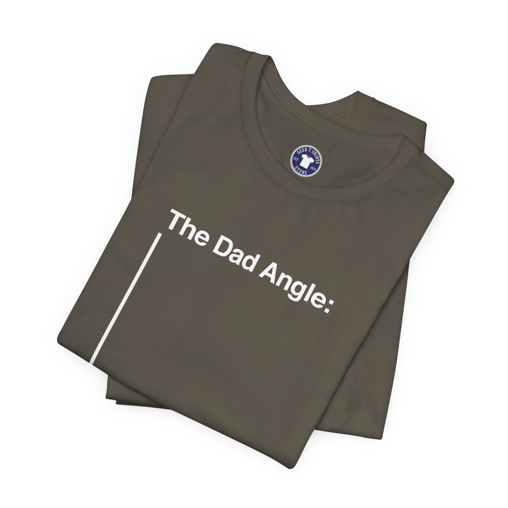 The Dad Angle Math Shirt - Geeky Father's Day Shirt - Premium Unisex Crewneck T-Shirt