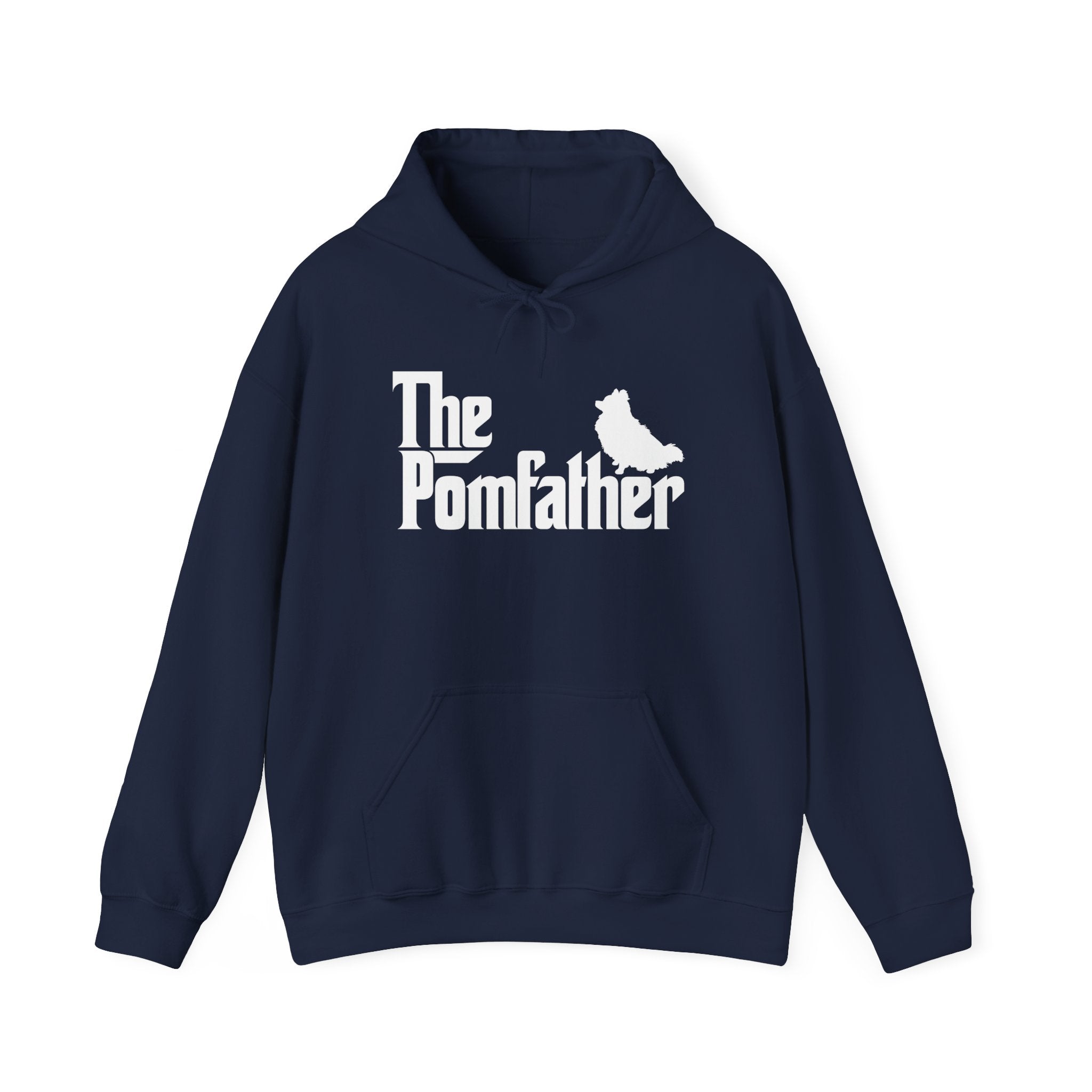 The Pomfather - Pomeranian Dog Dad Gift - Unisex Hooded Sweatshirt