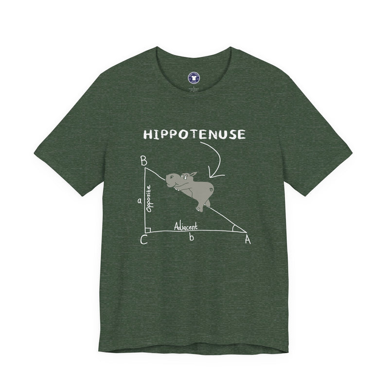 Geometry Hippotenuse Hypotenuse - Premium Unisex Crewneck T-Shirt