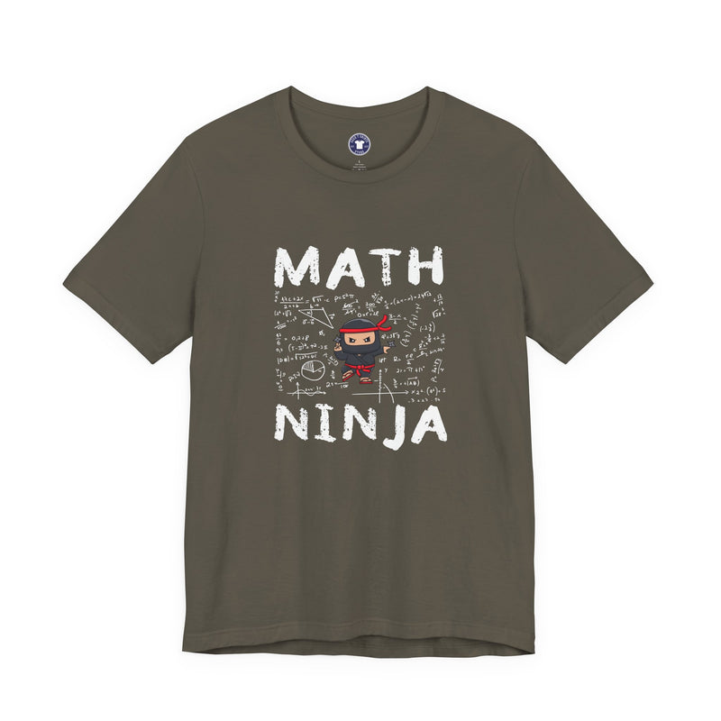 Math Ninja - Math Teacher - Premium Unisex Crewneck T-Shirt