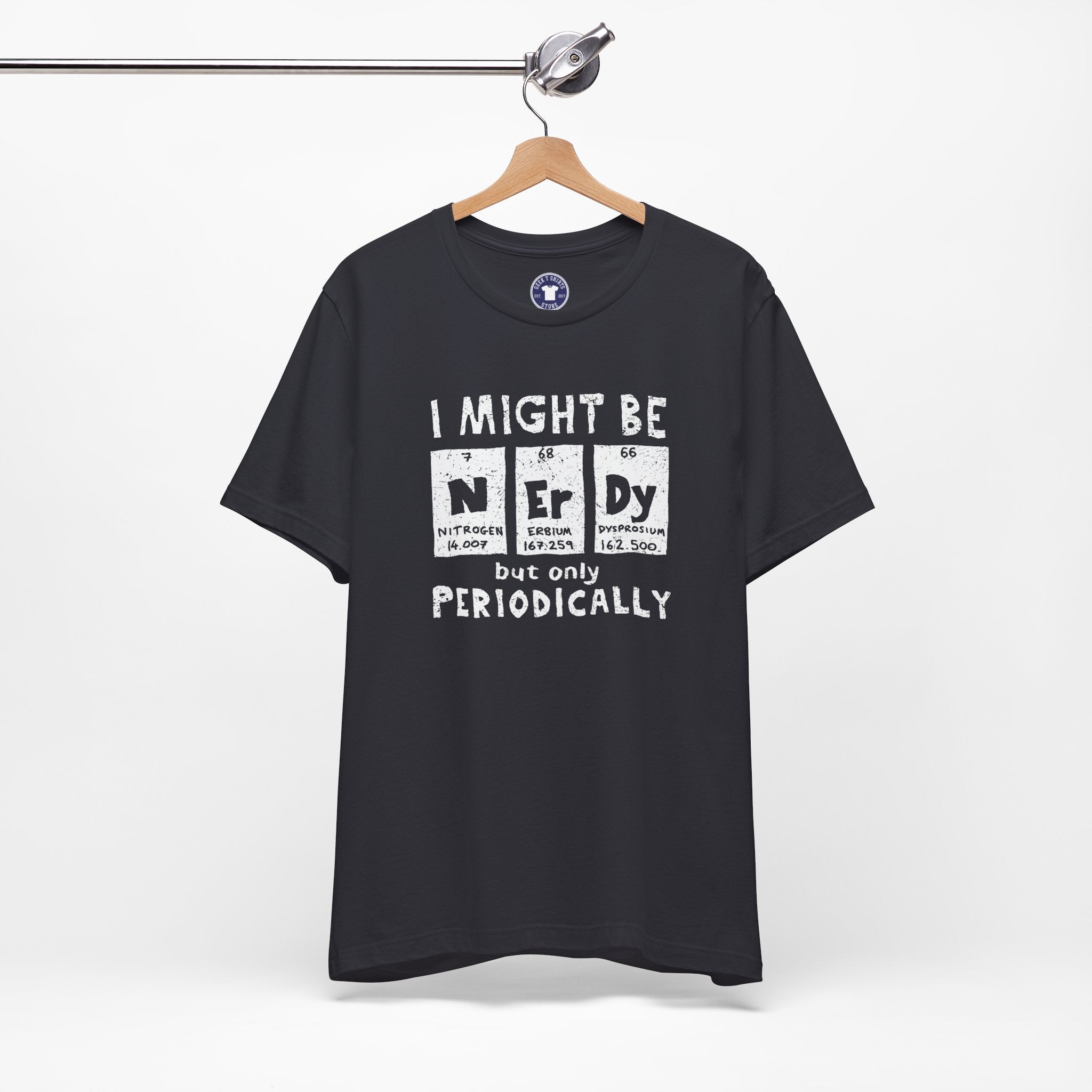 I Might Be Nerdy Periodically - Premium Unisex Crewneck T-Shirt