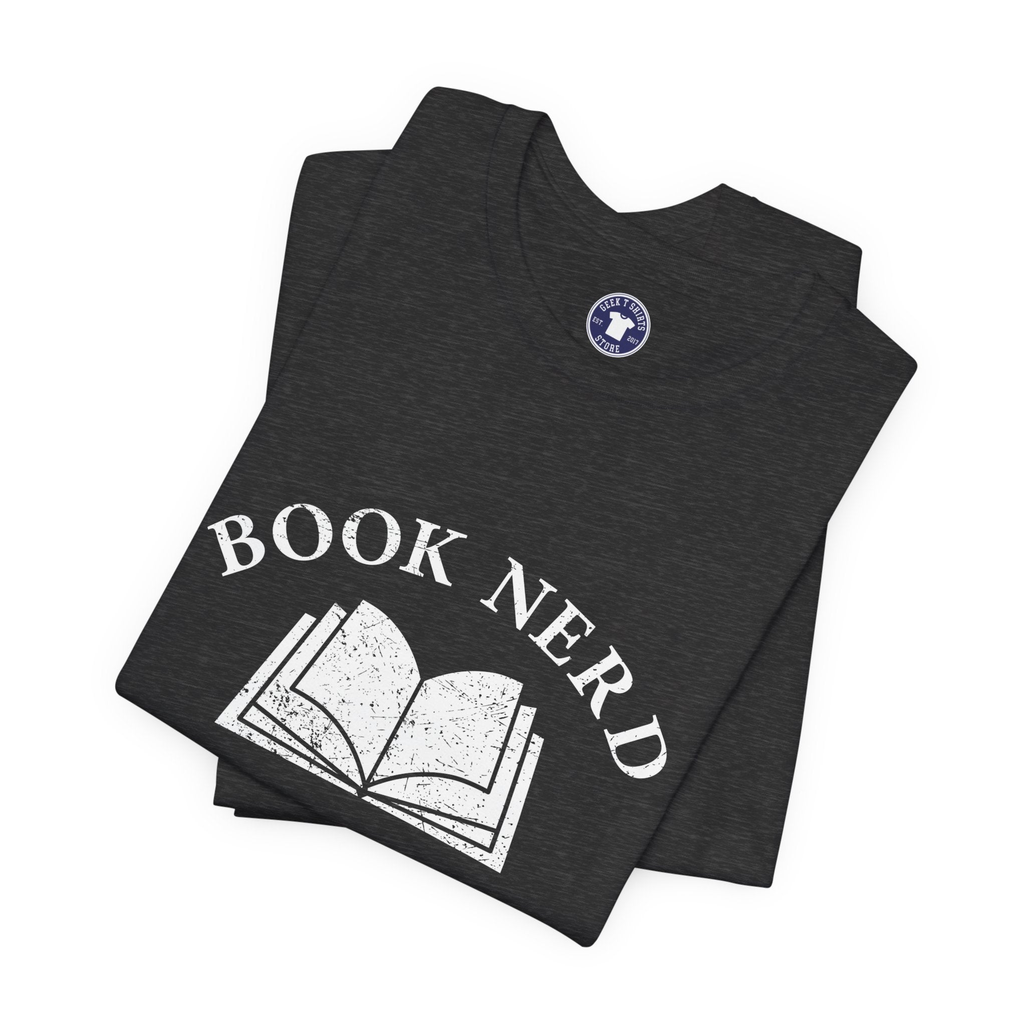 Book Nerd - Premium Unisex Crewneck T-Shirt
