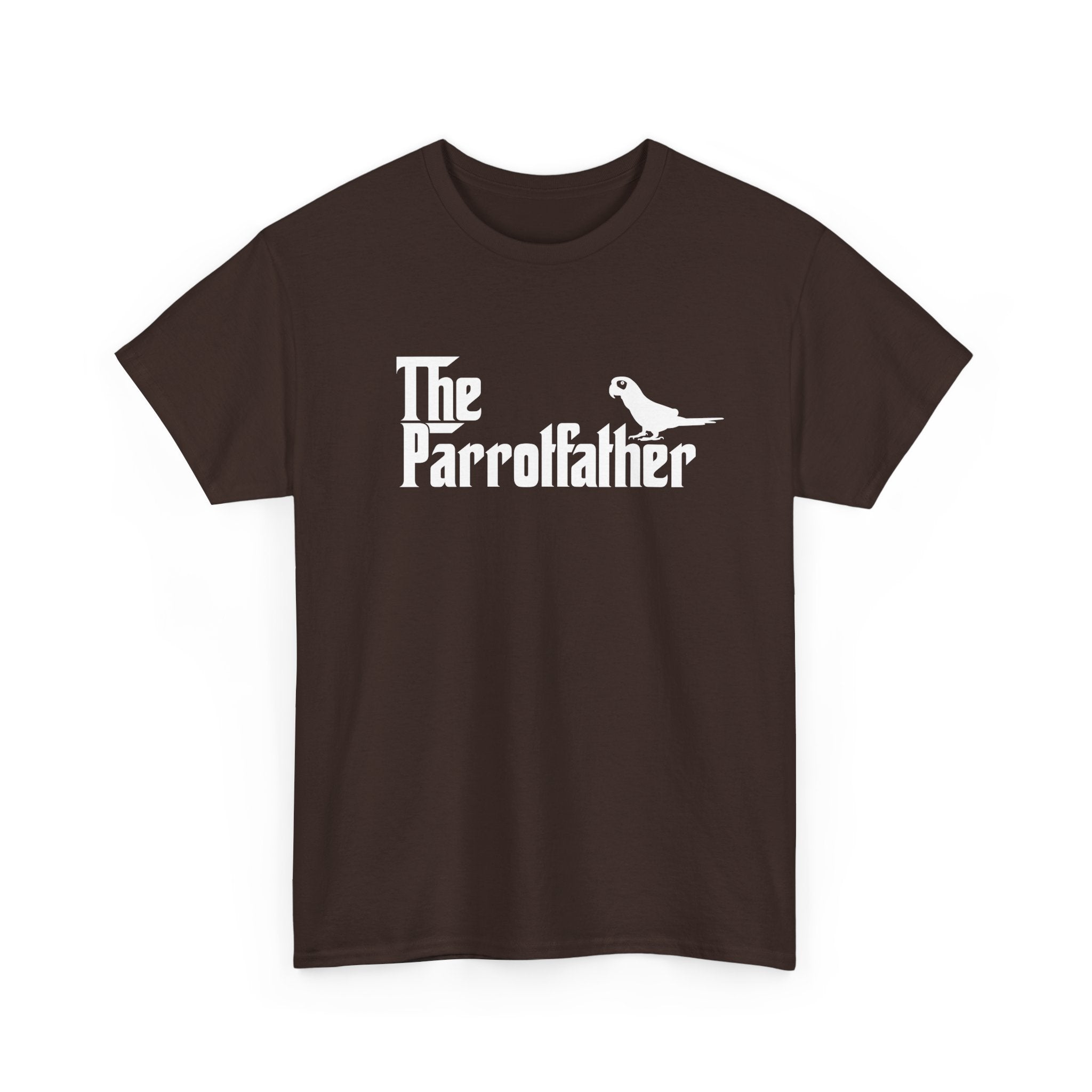 Funny Parrot Shirt The Parrotfather Parrot Dad Gift - Unisex Regular Crewneck T-Shirt