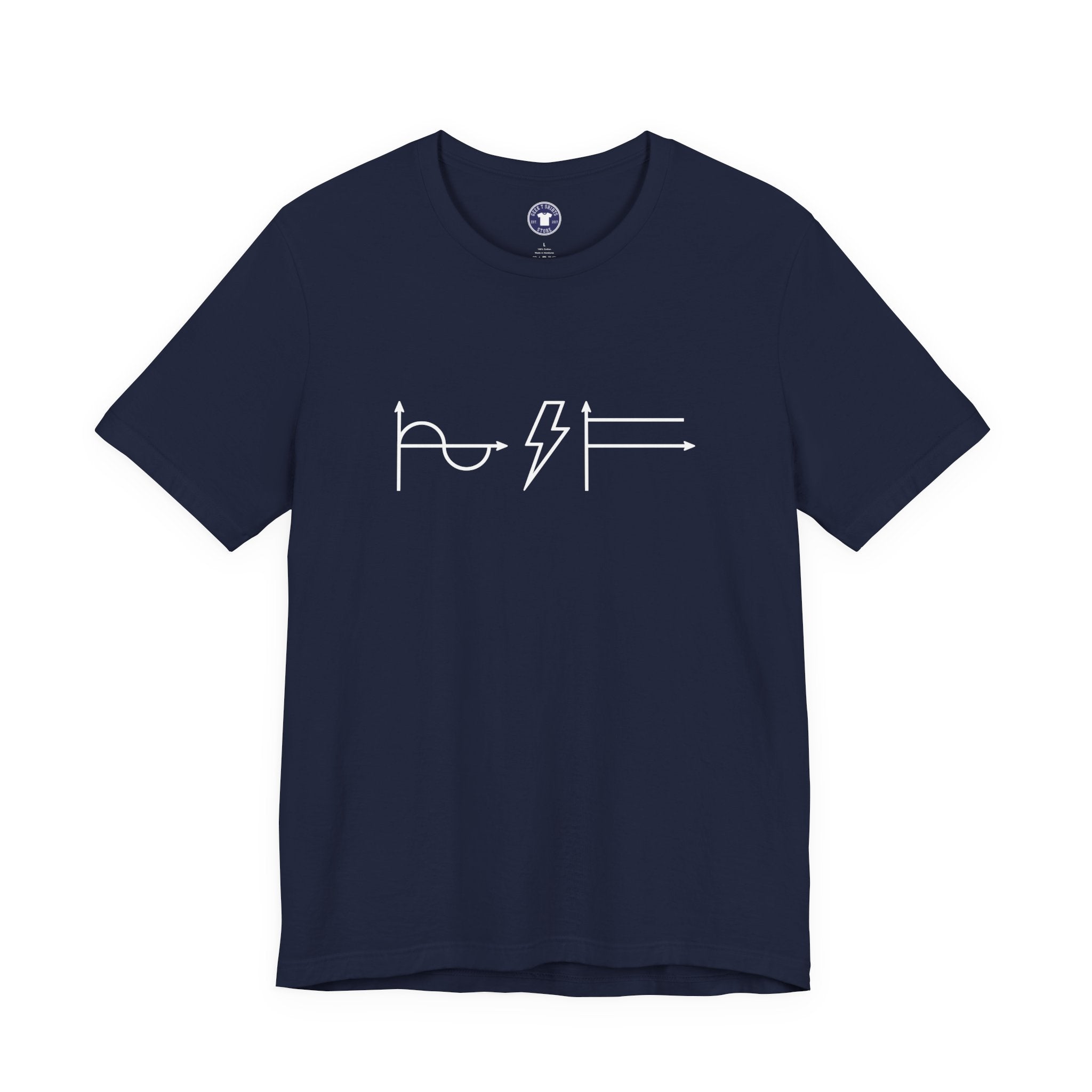A-C D-C Electrical Engineer Joke - Premium Unisex Crewneck T-Shirt