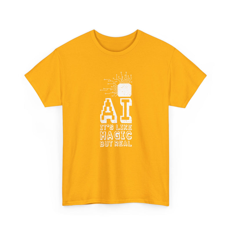 AI Like Magic But Real - Regular Unisex Crewneck T-Shirt